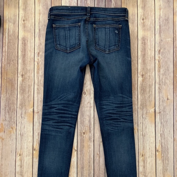 Rag & Bone Skinny Distressed Jeans - Picture 3 of 7